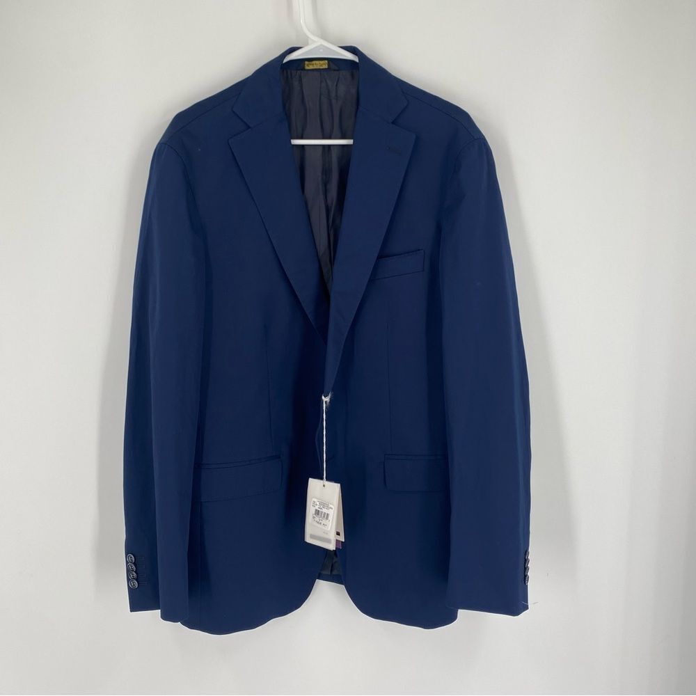 Acquaviva Elegant Navy Blazer for Men size 46R